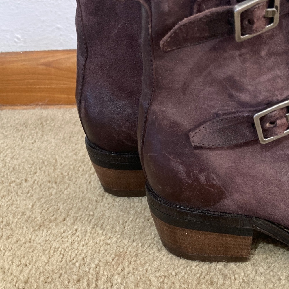 A.S.98 Ankle Boots Eggplant EU37 US7 - Picture 5 of 6